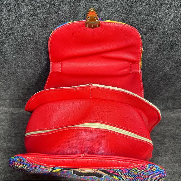 Embroidered Native Mexican Handmade Handbag -Maria Jute - Picture 6 of 11